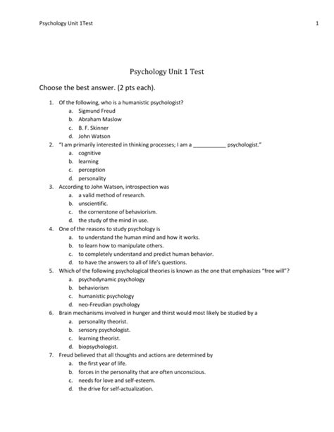 phycology quiz|psychology quizzes with answers.